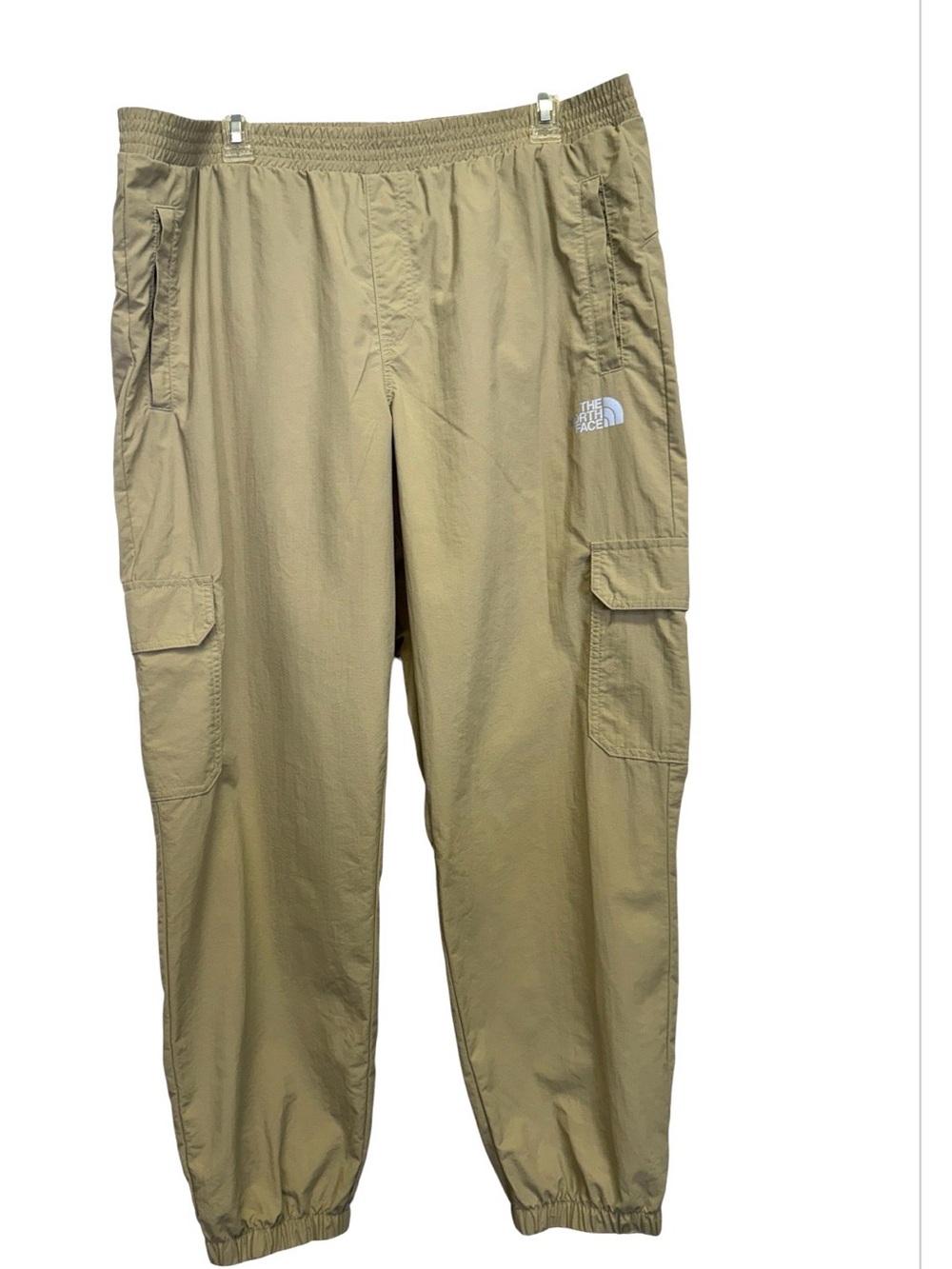 The North Face Women’s Khaki Cargo Pants with Elastic Cuffs Size XL
